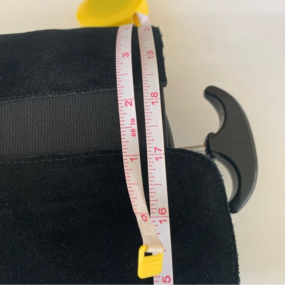 Anne Klein Womens Alanna Black Suede Knee High Wedge Boots Size US 8.5 M - Picture 9 of 10